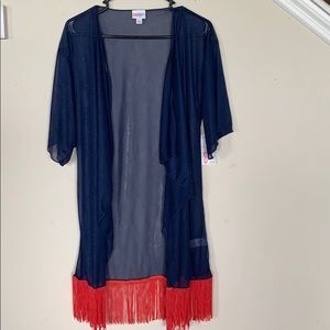 LulaRoe Monroe Kimono Small NWT